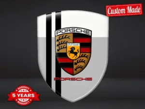 Porsche Autocollants Fenêtre Sport Personnalisables Solides